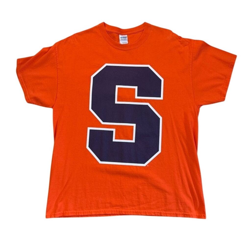 Syracuse Orange NCAA big logo S orange shirt Size XL